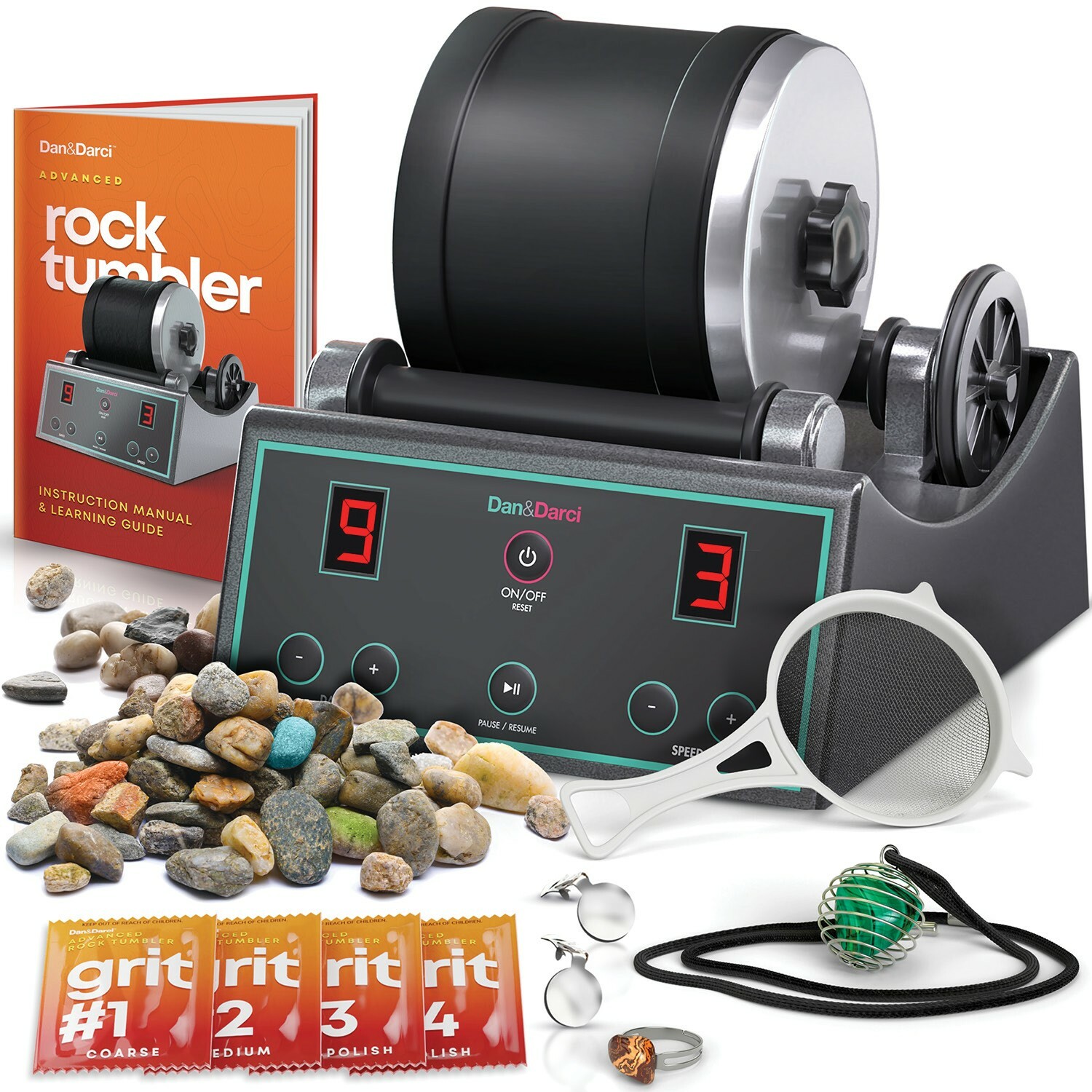 Dan&Darci Advanced Professional Rock Tumbler product photograph